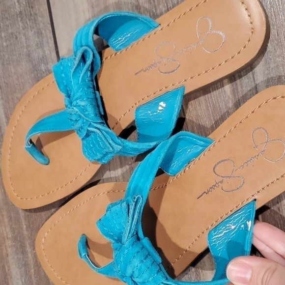 Jessica Simpson Womens Jumba thong flip flop flats sandals sz 7.5B - Picture 12 of 12